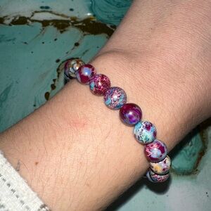 8mm Handmade beaded bracelet!